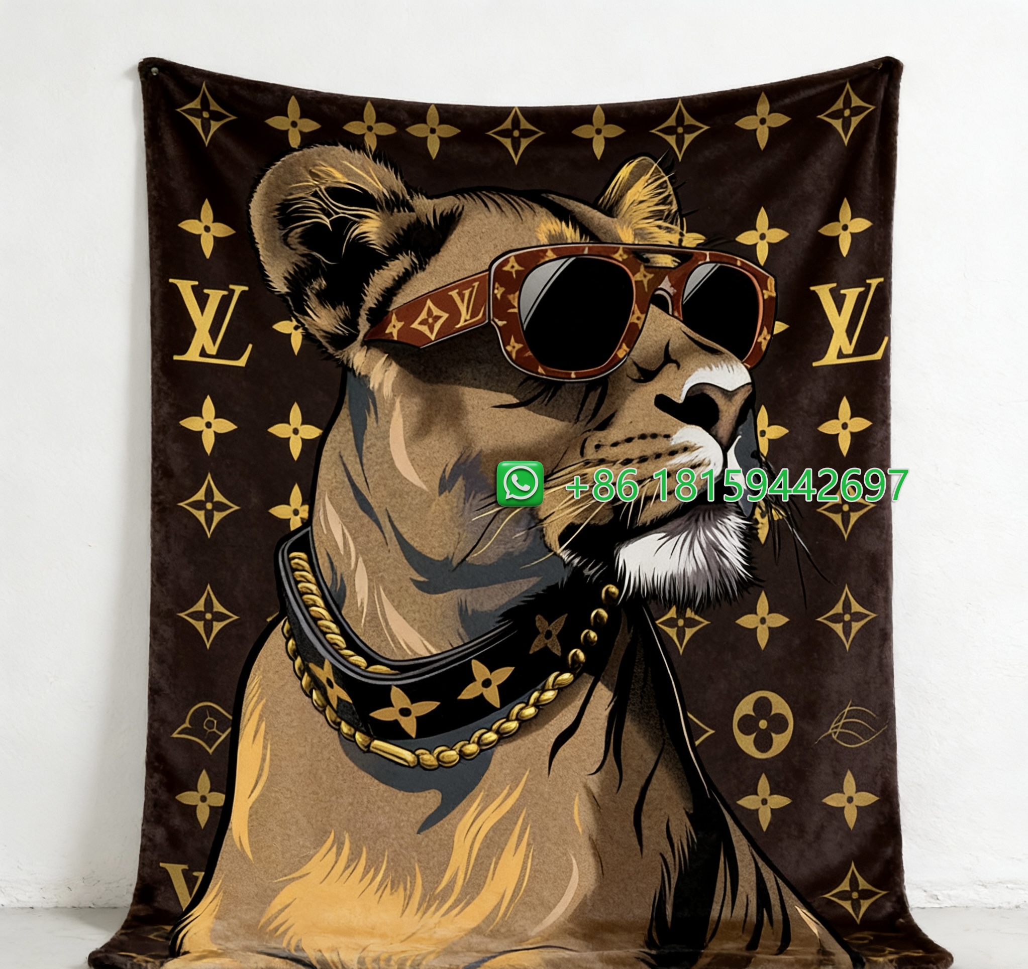 Louis Vuitton Throw Blankets